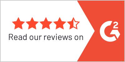 G2 badge showing 4.5 stars