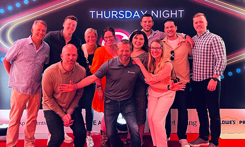 Employees at the NAA Apartmentalize Event