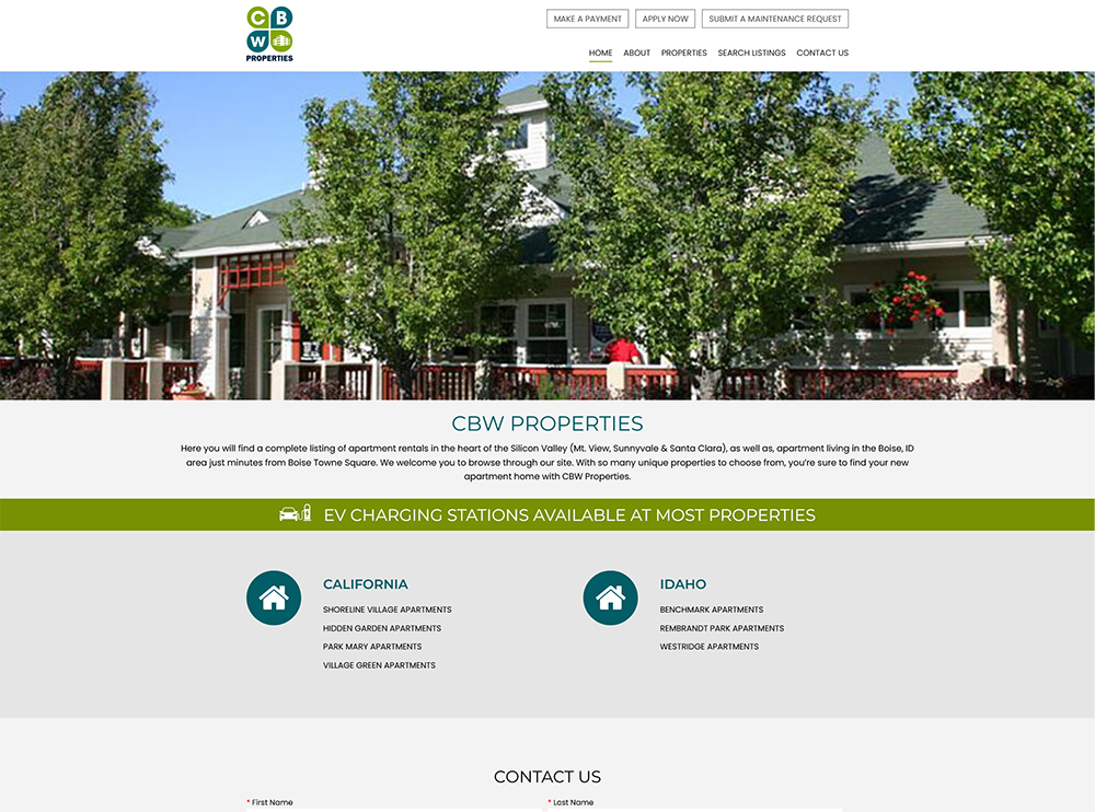 CBW Properties Site Example