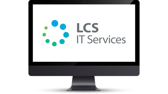 desktop screening showing LCS IT Services logo